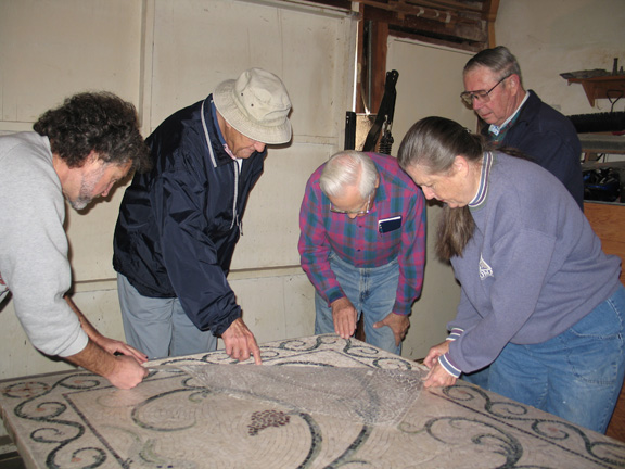 Peeling the contact paper