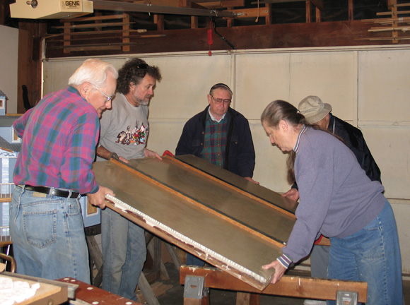 Turning the sandwich