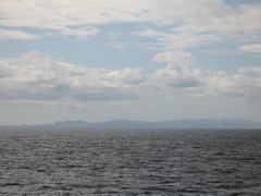 Not far offshore