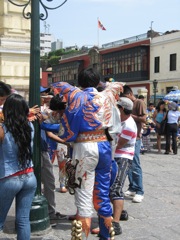Elaborate costumes
