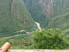 View of the river and new town