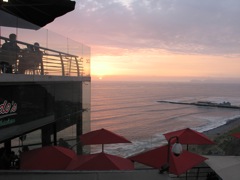 Miraflores sunset