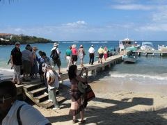 To the semi-submersible boat