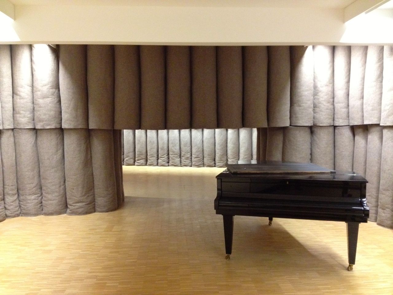 Paris: Pompidou Center -- Installation by Joseph Beuys with looped felt along all walls; it was very quiet and intimate, and smelled like felt