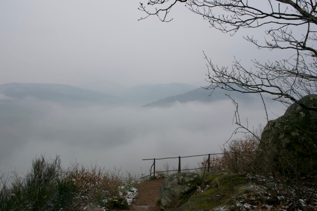 Mittelbergheim: View from the Rocher Saint-Richard