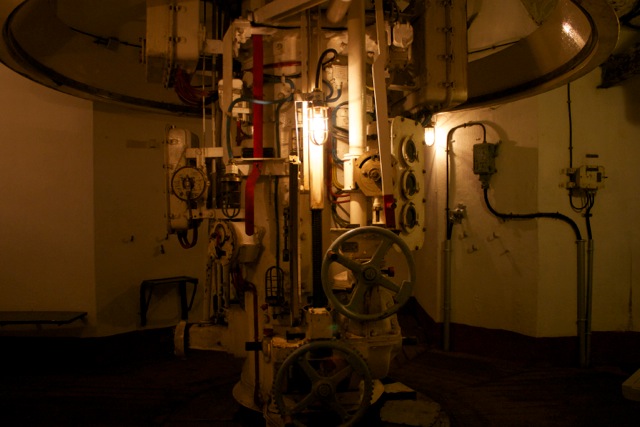 Ouvrage Hackenberg: Gun turret mechanism