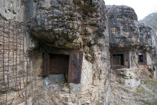 Ouvrage Hackenberg: Battery destroyed by American artillery fire