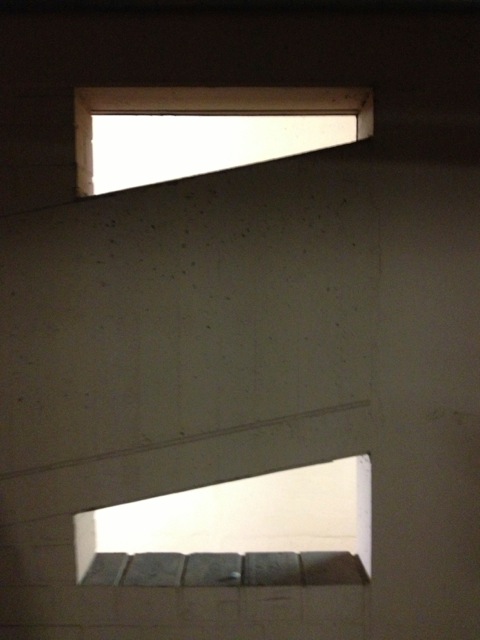 Luxembourg City: One of the world's most cramped car parks, beneath the Ibis Styles Hotel