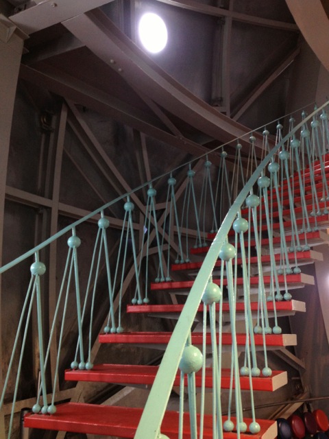 Brussels: Atomium -- unexpected Art Deco details inside