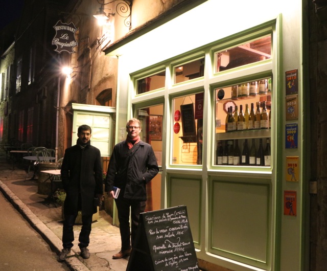 Vézelay: The first of our gourmet meals for the week